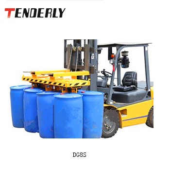 DG8S多桶搬運(yùn)夾|泰得利DG8S叼扣式叉車吊車專用多桶搬運(yùn)夾